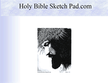 Tablet Screenshot of holybiblesketchpad.com